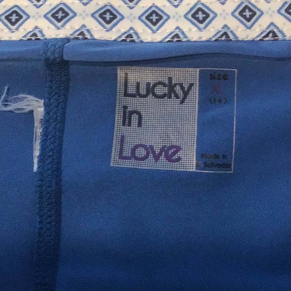 Lucky in love tiered tennis skirt size XL - Picture 3 of 3